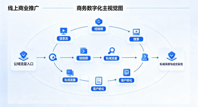 南市区线上商业推广怎么做？全域流量闭环搭建与低成本转化实战指南